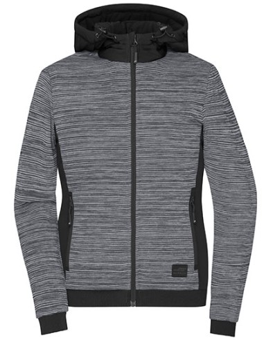 J-JN1843-Ladies Padded Hybrid Jacket